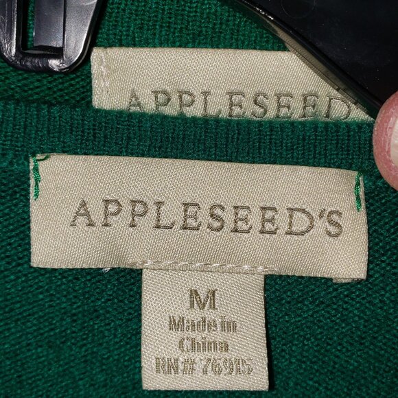 Appleseed's Green Cardigan & Shell Set, Size M - Picture 5 of 5